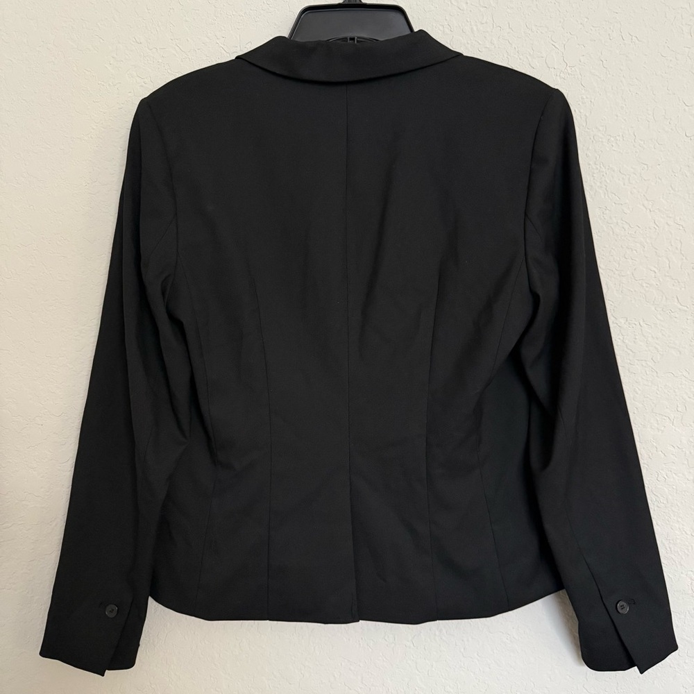 H&M Black Single Button Blazer Size Medium Workwe… - image 3